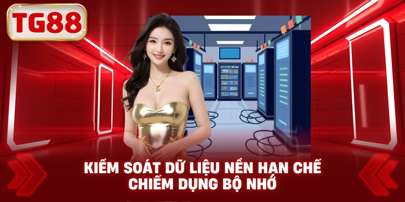 Kiểm Soát Dữ Liệu Nền Hạn Chế Chiếm Dụng Bộ Nhớ