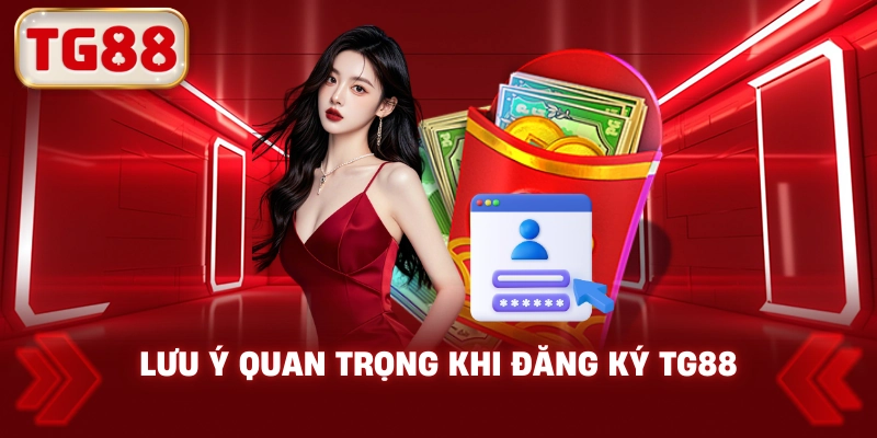 Lưu ý quan trọng khi Đăng Ký TG88